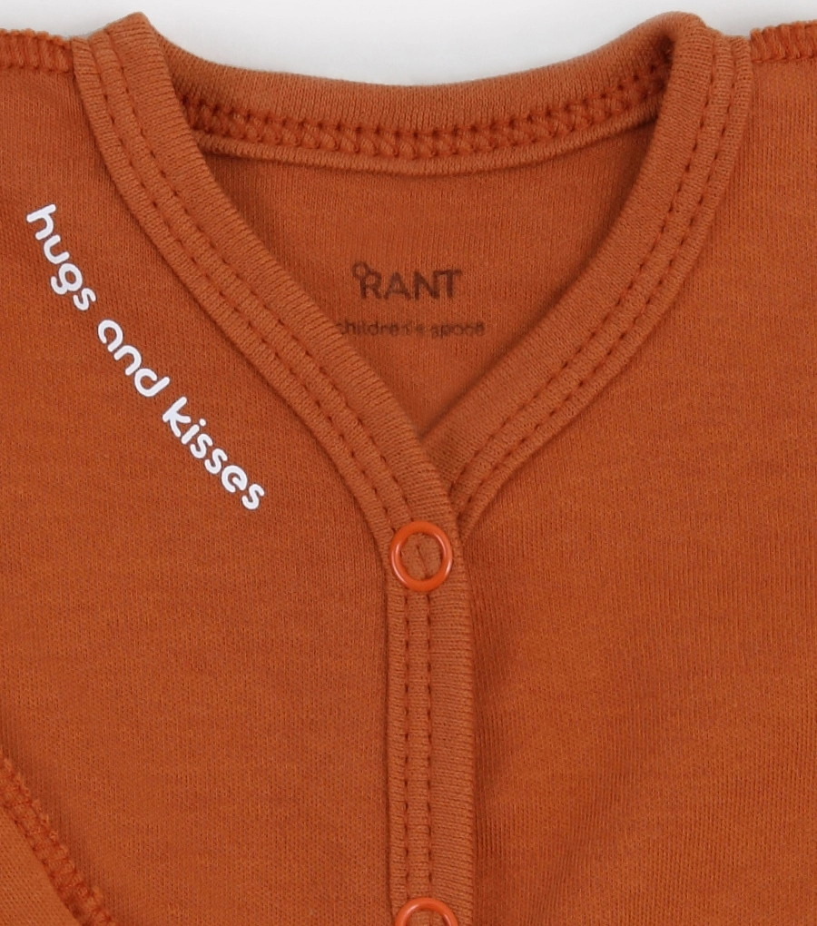 Боди Rant Hugs and Kisses с длинным рукавом 6472/6772 62 Curry Brown qi8biv2628t7e0iwx4j01zlokfsc8ha9