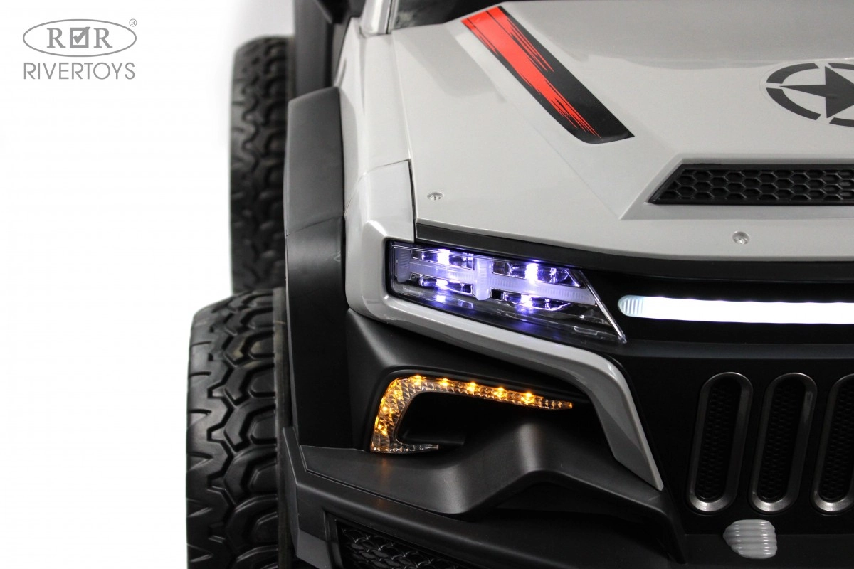 Детский электромобиль RiverToys X888XX серый q915wafyzs90makz08vgo6a3h1jw2pzz