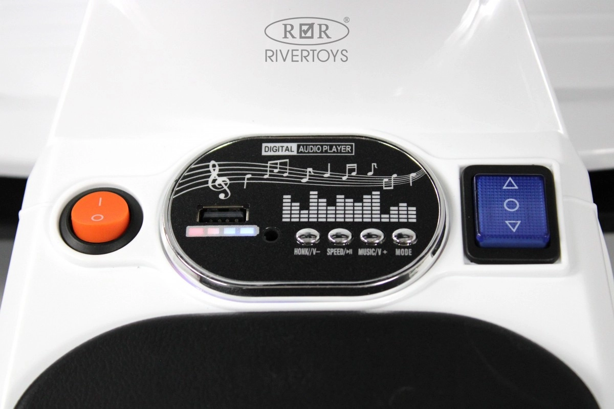Детский электромобиль RiverToys K008PX белый nrylc37kc24gaalsd8cvpemjuan8z51i
