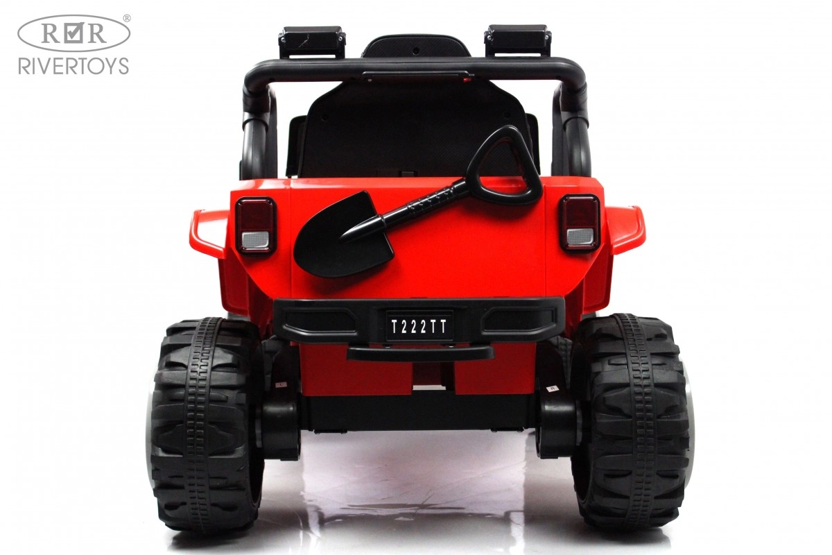 Детский электромобиль RiverToys T222TT 4WD красный 4bnsza4jwelndf5i09x2j9kwvd1j1skx