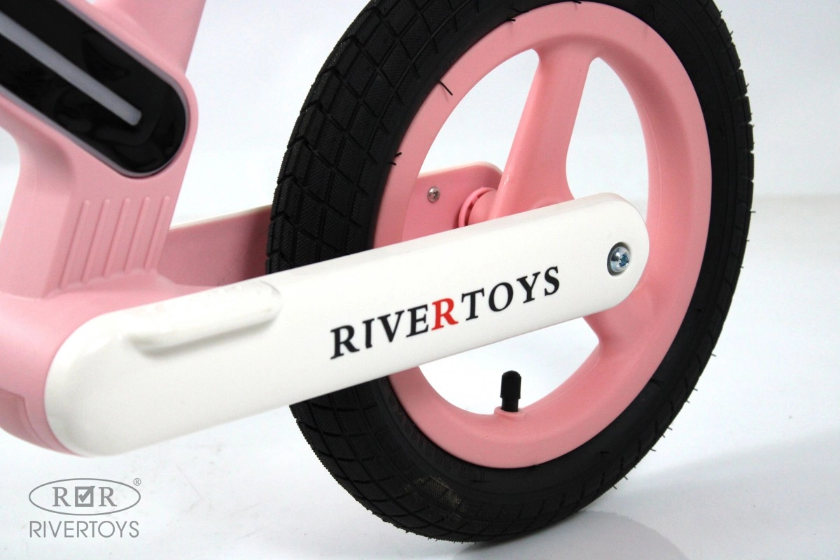 Детский беговел RiverToys HB-002 розовый 0e07r07zndt9zdatlzh4c6cag4bi35ju