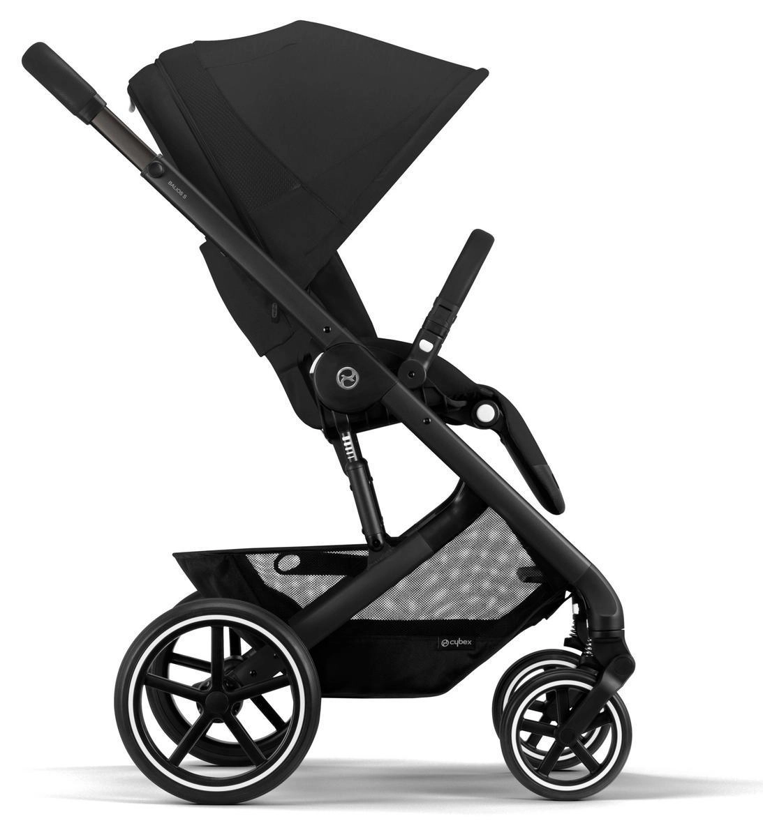 Прогулочная коляска Cybex Balios S Lux BLK Moon Black с дождевиком mkup4bg6xu3ttav2dujrdl50w3bh41g1
