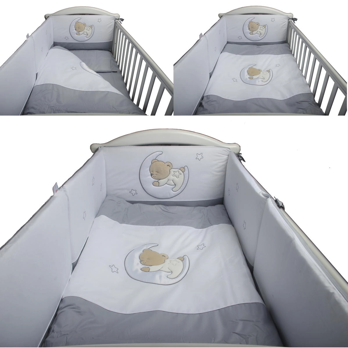 Комплект постельного белья Lepre Amore 6 предметов (125*65) 33 серый 9mspfi69tkelgn6y1isr62af9dz6qqsc