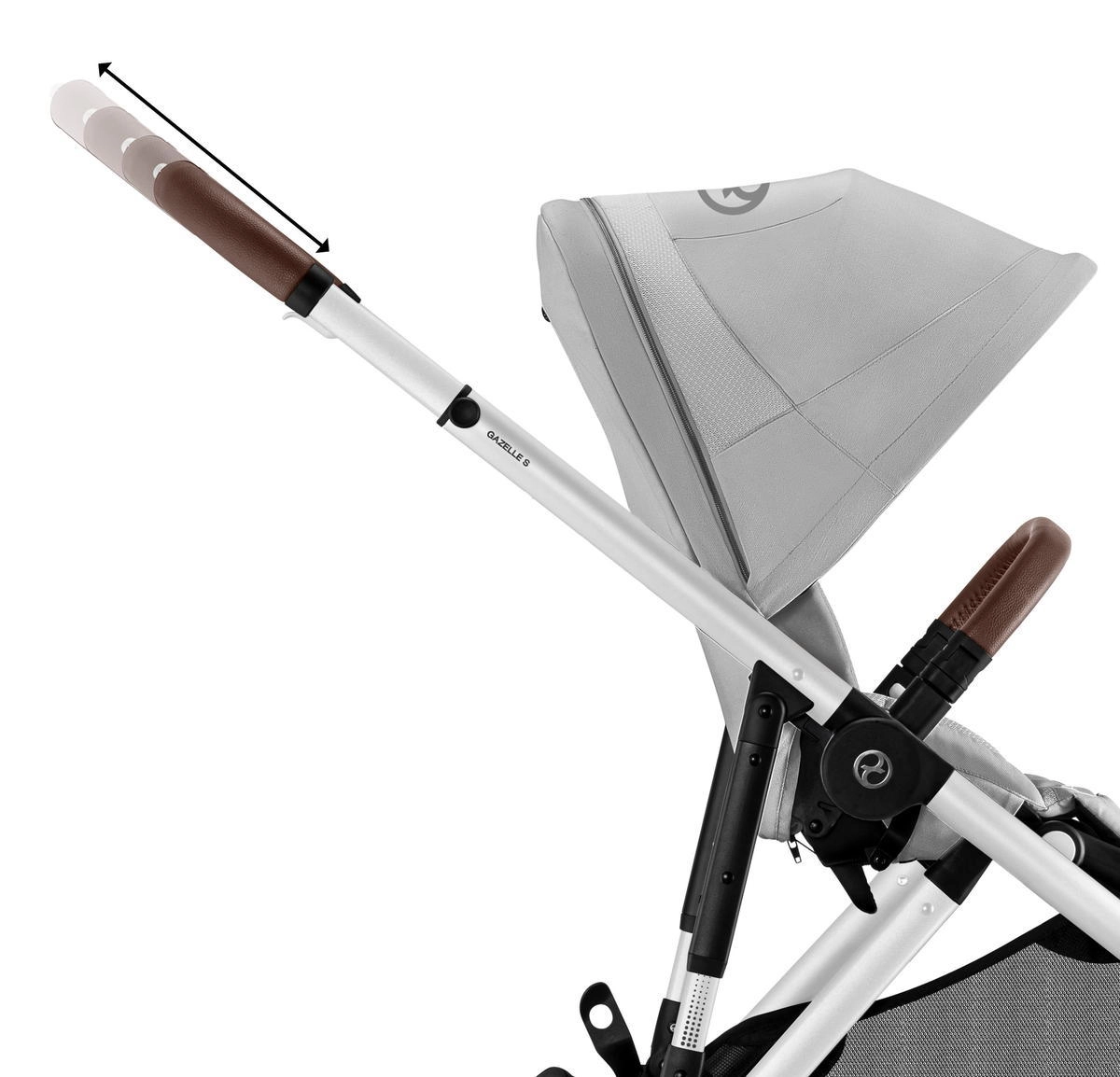 Прогулочная коляска Cybex Gazelle S SLV Lava Grey с корзиной tqlvrng6nfl4xon1oe691t9hnk1fkjv3