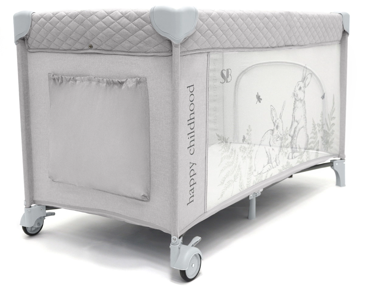 Манеж детский Sweet Baby Nini Grey Rabbit 0ygduo7aqvauve6gxoteym4y4ru5tatu