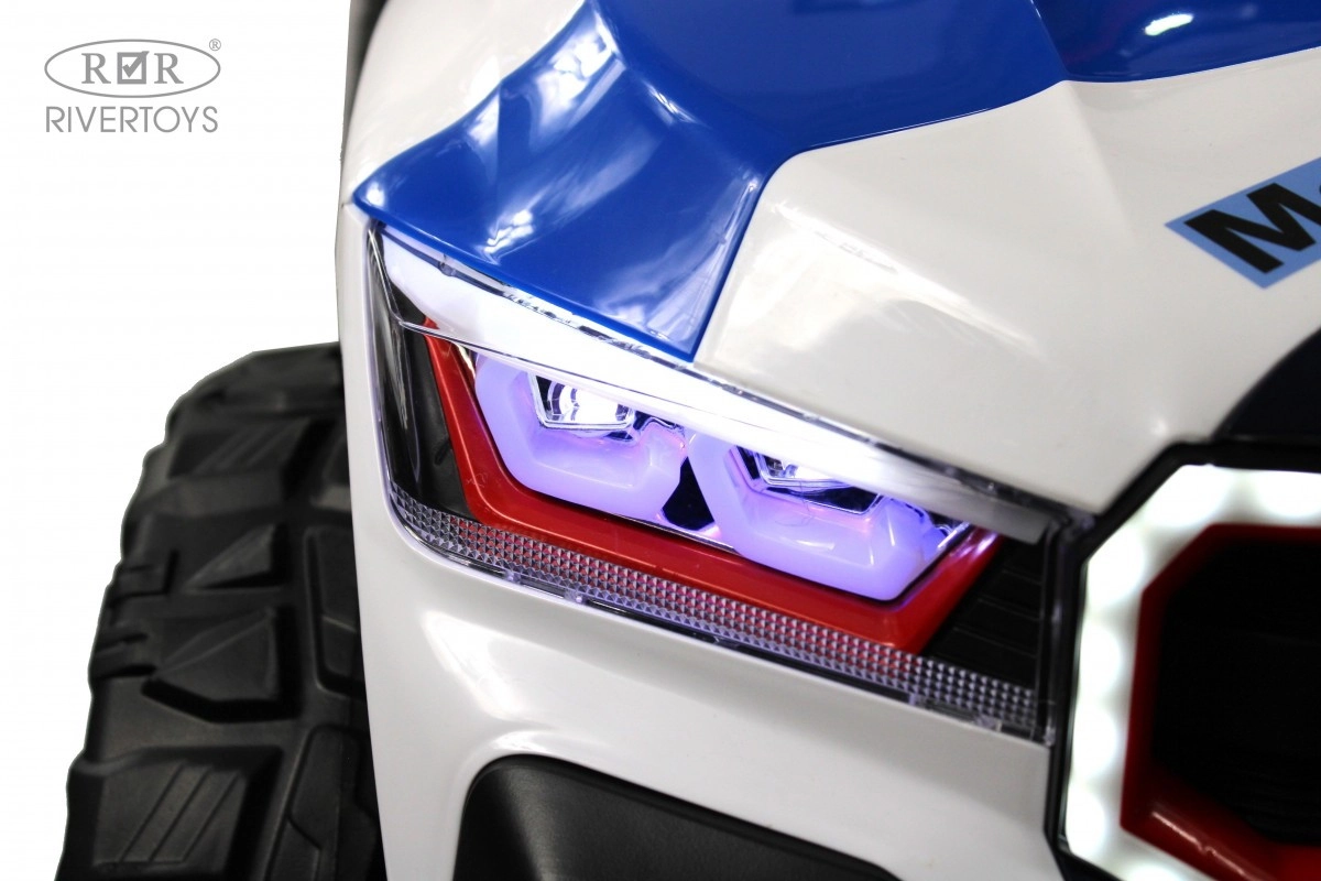 Детский электромобиль RiverToys K007AM белый dptyl62ytk4alyjzz8jhnino6ornfyku