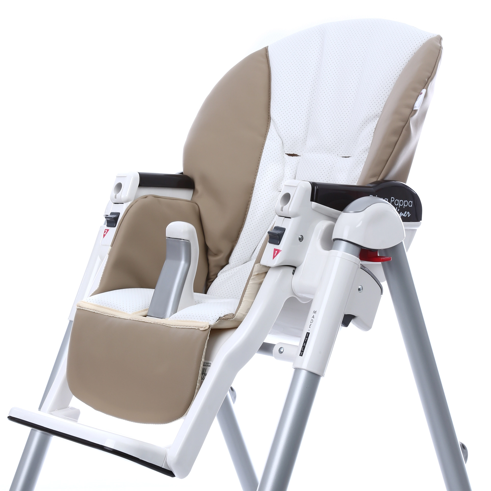 Сменный чехол сидения Esspero Sport к стульчику для кормления Peg-Perego Diner  Beige/White 420367559d24450c0b299356f0b4abf4