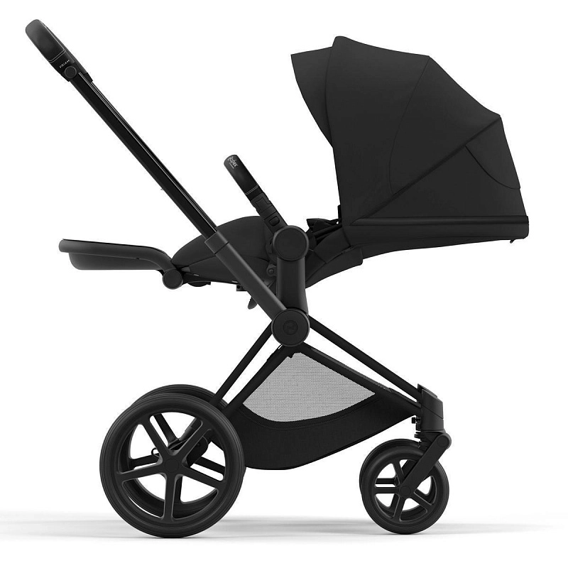 Коляска 2 в 1 Cybex Priam IV Matt Black complete Sepia Black7