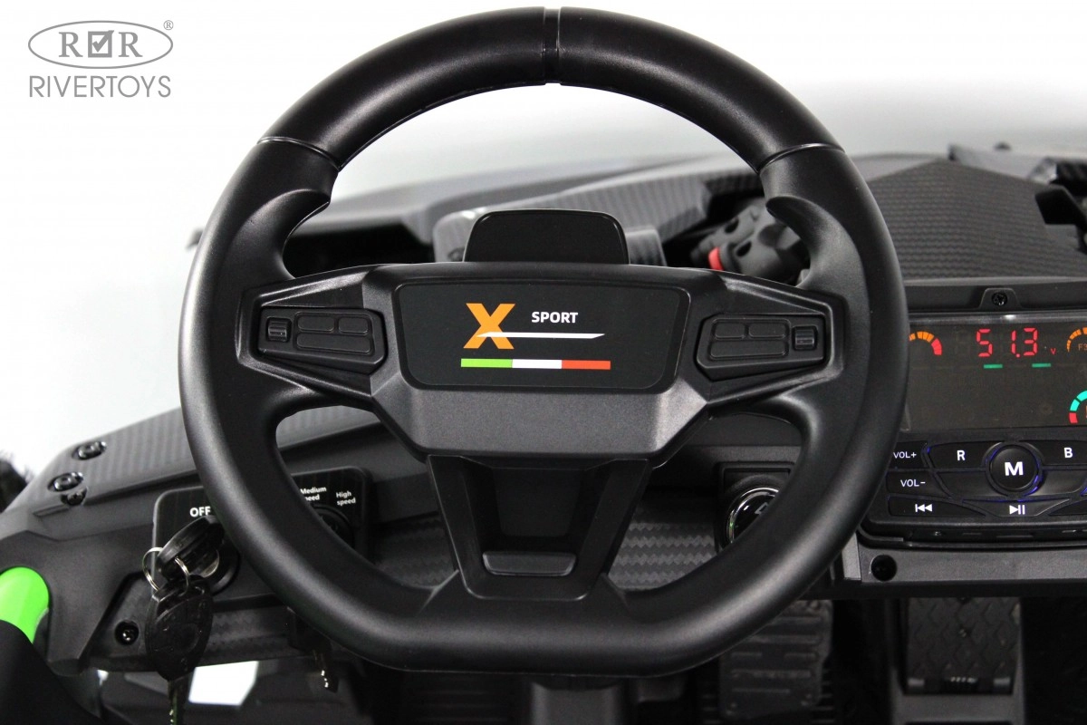 Детский электромобиль багги RiverToys A999AA зеленый u9gsqv22bg0z9v8gljfkc72whr3465yx