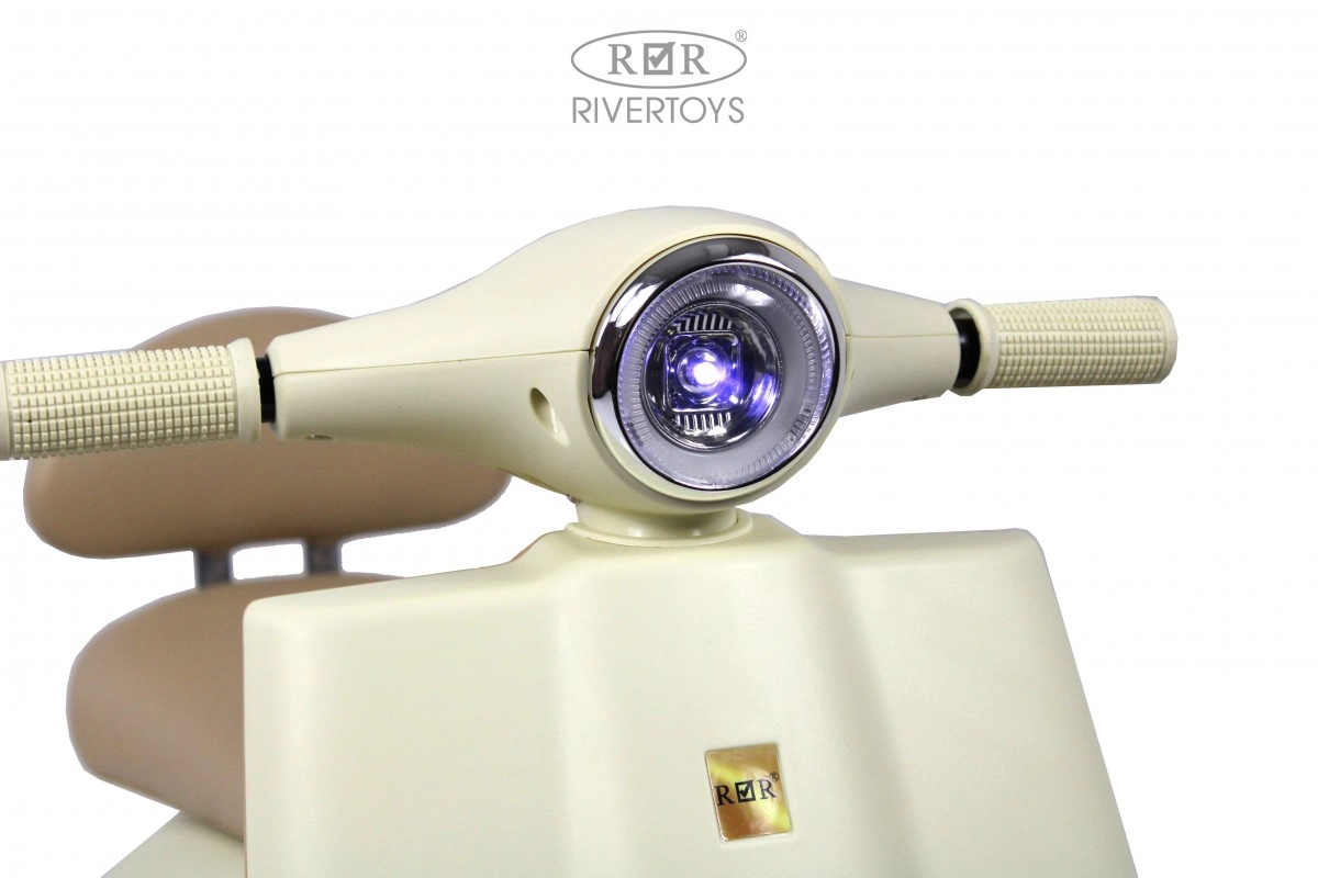 Детский электроскутер RiverToys K777PX-A бежевый 8wpf7h38zt7tnyl6a6epuronieztpwx3