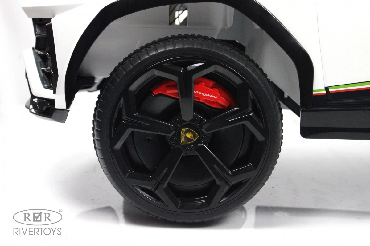 Детский электромобиль RiverToys Lamborghini Urus E777EE белый 9rejv6tsx0m3xbt5616l0l69wqz43vmq