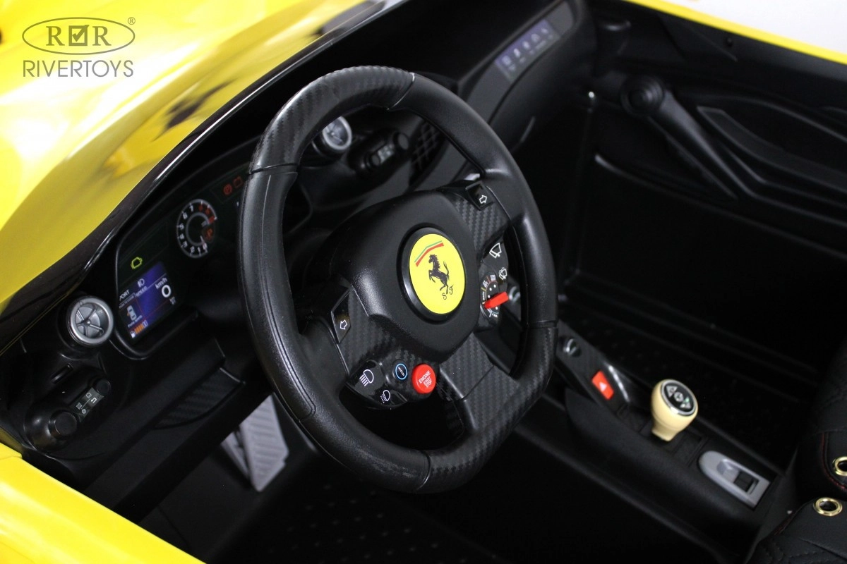 Детский электромобиль RiverToys F111FF желтый bnja2f7b18cst8dkxtidpg5vthkhb61t