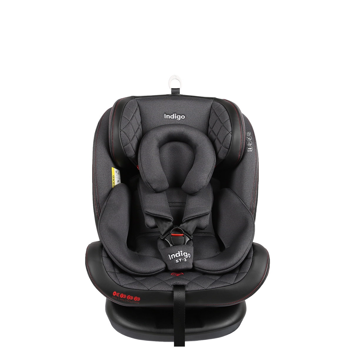 Автокресло Indigo AERO ISOFIX, ST-3, группа 0+1+2+3 черный-красный f4pq5t903lofishp1pknosofubfajy3k