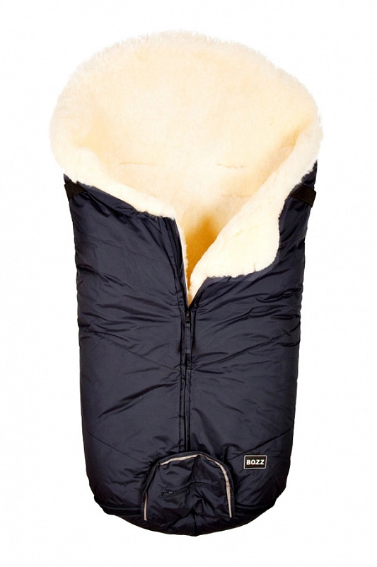 Зимний конверт BOZZ из стриженой овчины 60-154-14 Синий/Белый  d0f61aae18d0523e604361fcfdb7e15d
