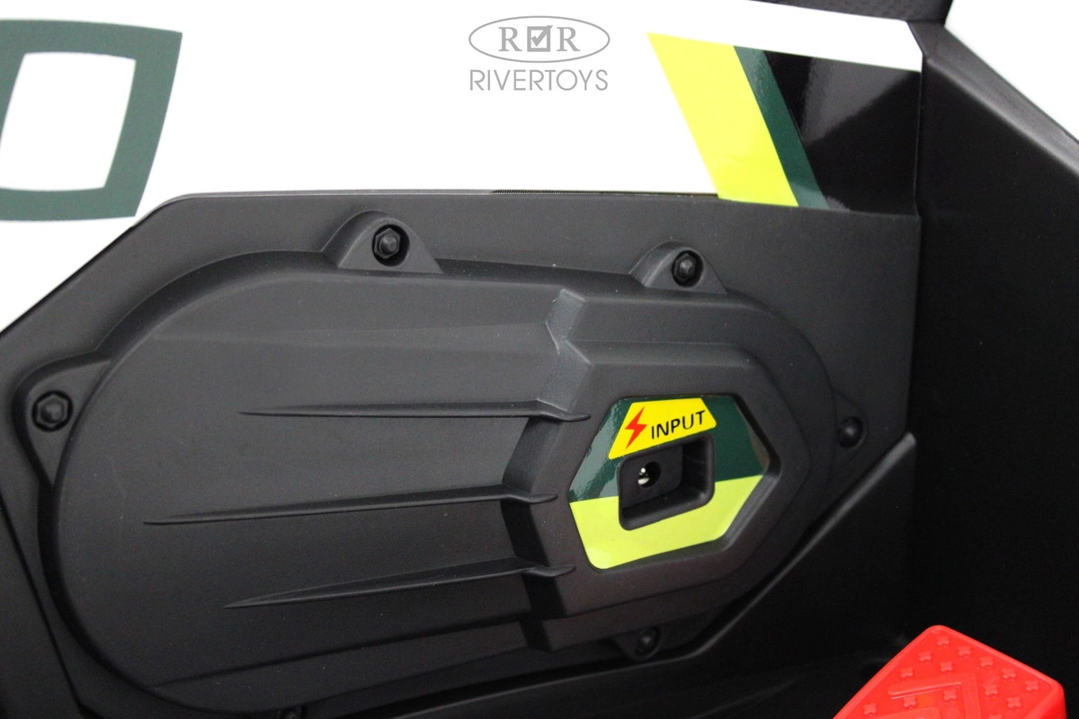 Детский электроквадроцикл RiverToys H999HH белый 2l5rkl599ib0lnjr5osvz2tx01402ecn