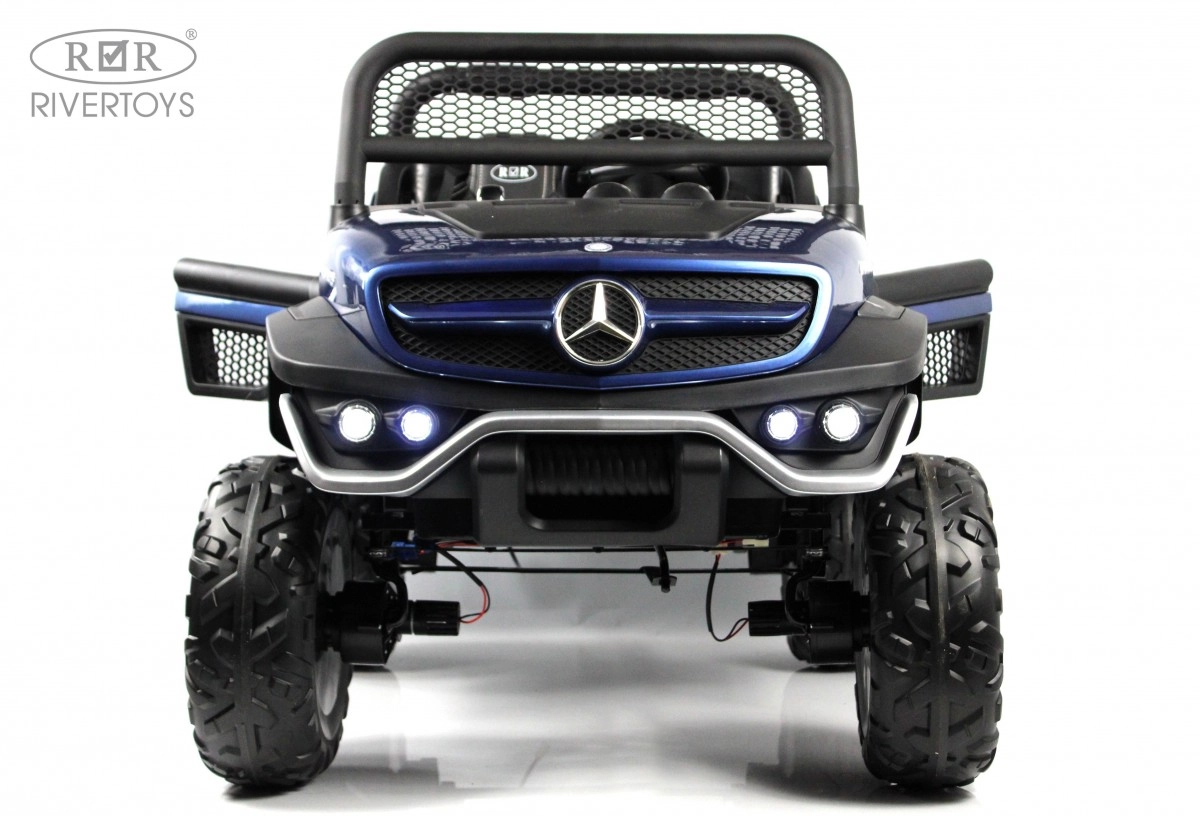 Детский электромобиль RiverToys Mercedes-Benz Unimog Concept P555BP Синий глянец oinw137qvtylwn7umd1jc392n5tk2zxp