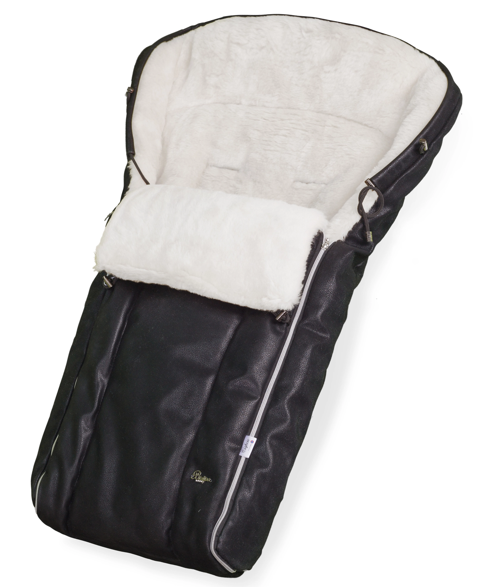 Конверт в коляску Esspero Markus Lux (натуральная 100% овечья шерсть) (Black)