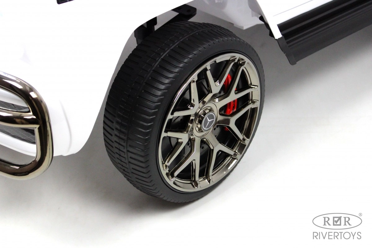 Детский электромобиль RiverToys Mercedes-AMG G63 (S307) белый 5ksateslbg5w7m74mxs9hme2vq5nu2hc