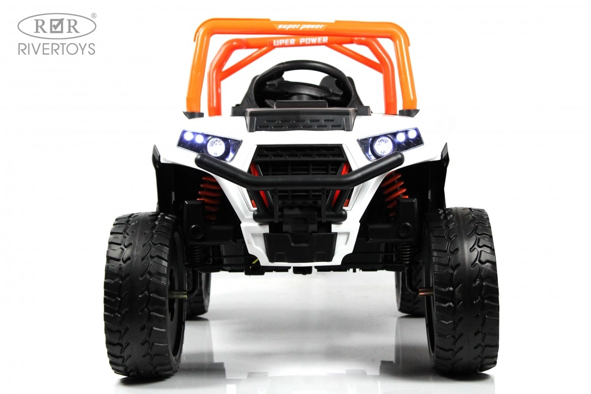 Детский электромобиль RiverToys F888FF-A оранжевый 676z44w3trmxdpiop2h8z8sek44r3gx0
