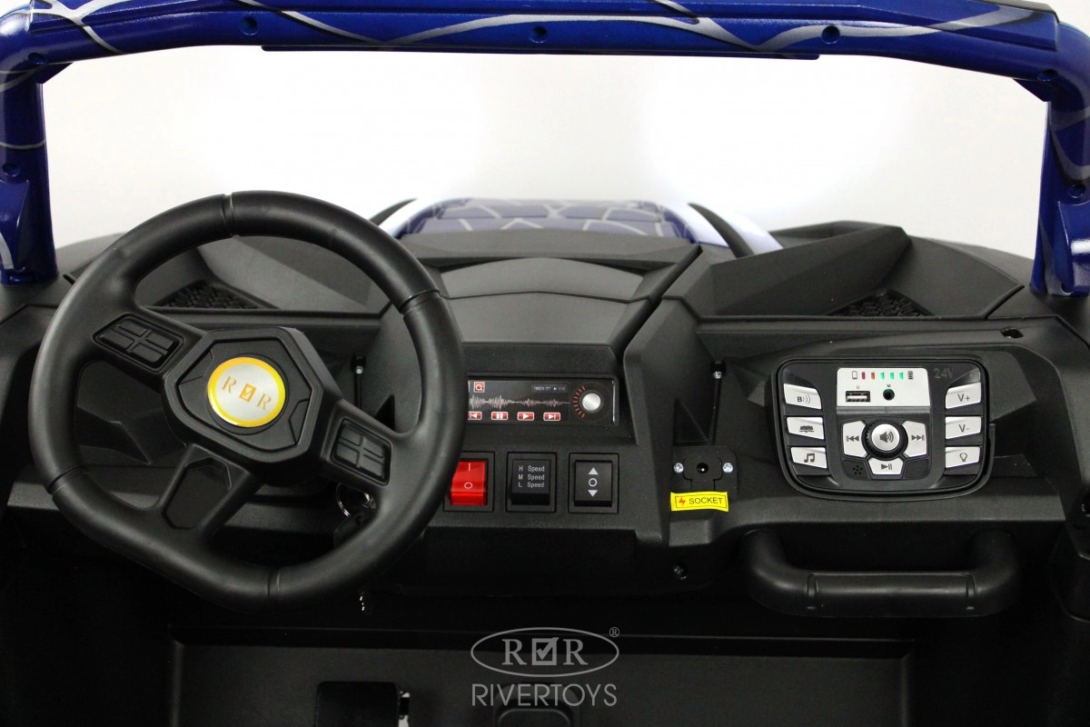 Детский электромобиль RiverToys M222MM синий qn21178lb6ur97iy3rj5mk3fxyjj3p60
