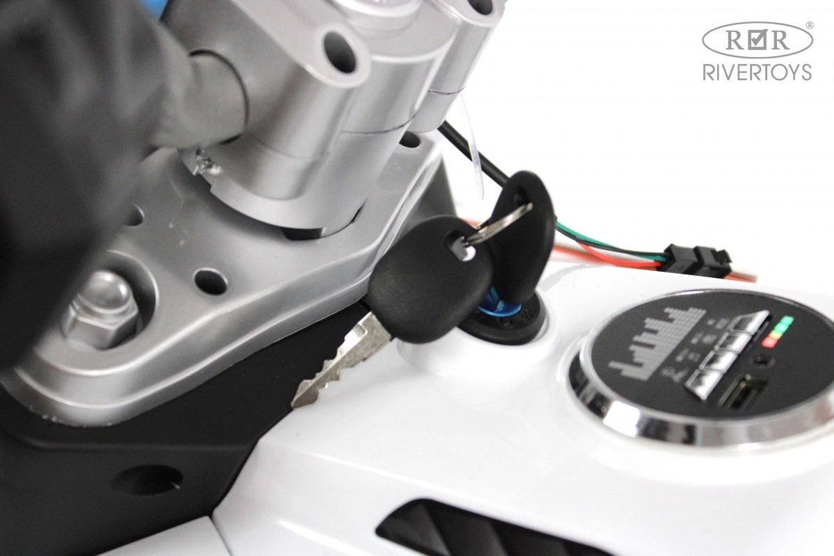 Детский электромотоцикл RiverToys М111БХ белый jb1ebf2tz3nfwonf3ueecatujijr3zwc