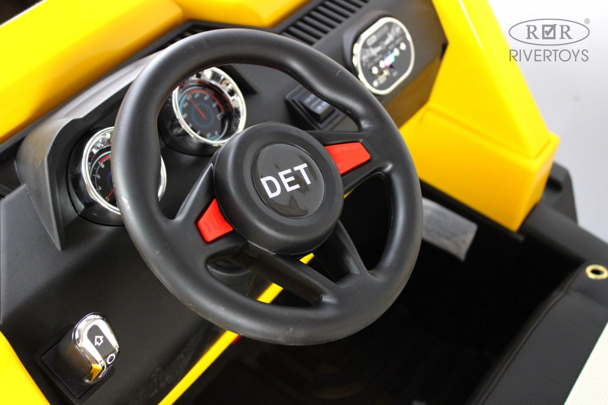 Детский электромобиль RiverToys K111AM жёлтый v4yz2kich40l1eo5hgbutu0ajetb0opi