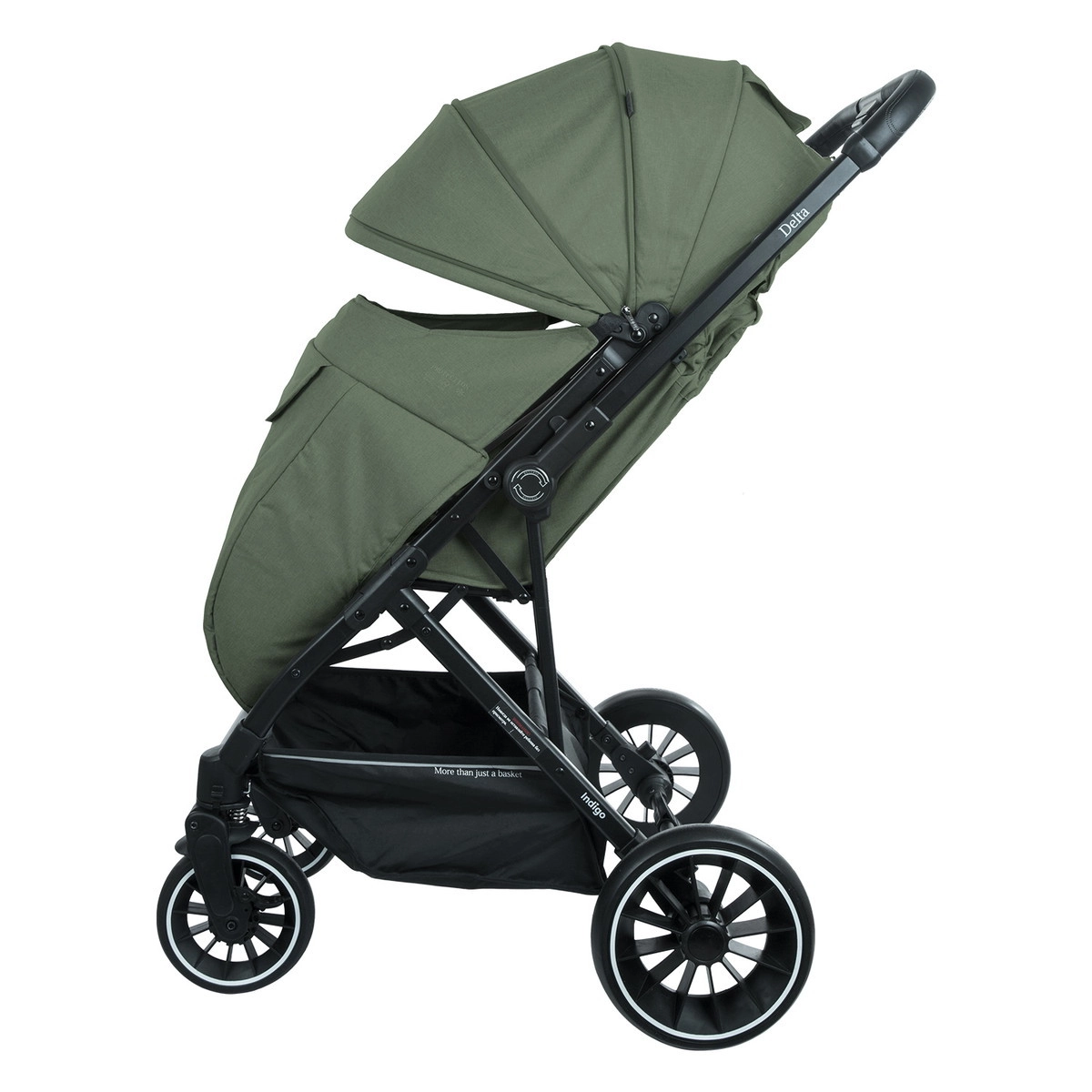 Прогулочная коляска INDIGO DELTA  оливковый 4sh9rainhvpsl3u6upcavsz9sdu7yskz