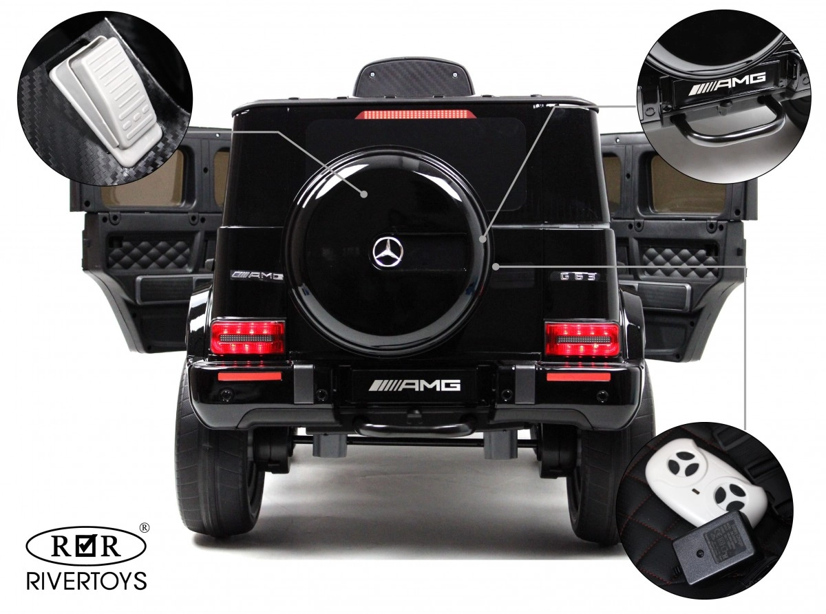 Детский электромобиль RiverToys Mercedes-AMG G63 4WD K999KK черный uadvjrvae8s5vweia7hn6trd9avwk42p