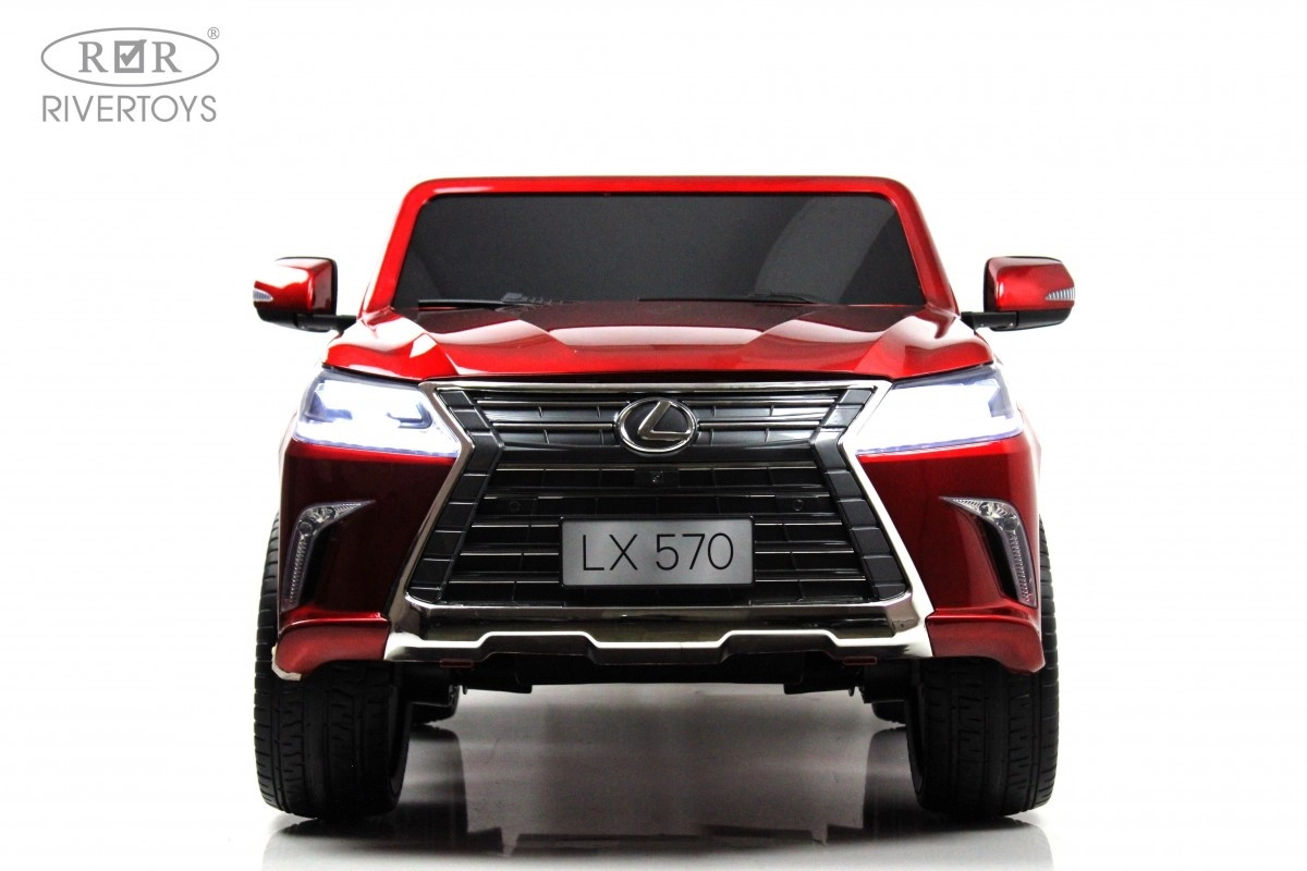 Детский электромобиль RiverToys Lexus LX570 Y555YY красный глянец yolse98jq65nt9y4end5v7nn89cx7gz8