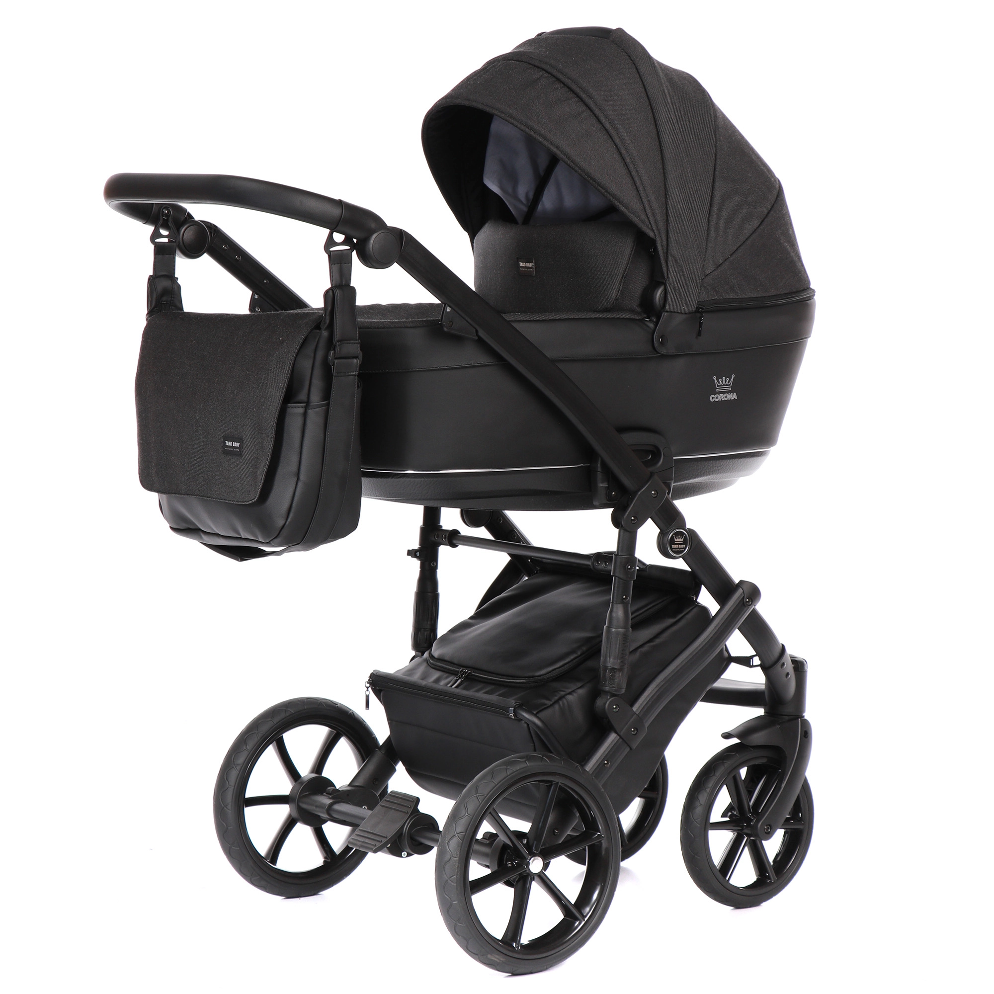 Коляска 2 в 1 TAKO CORONA LITE TCL-07 черный 108124060-kolyaska-2-v-1-tako-corona-lite-tcl-07-chernii