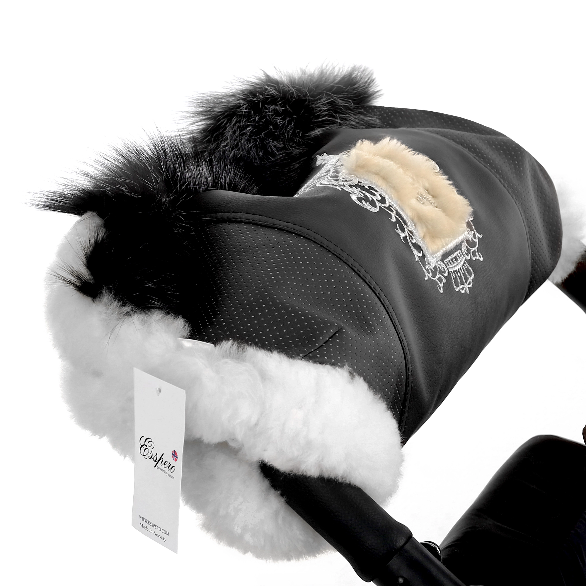 Муфта для рук на коляску Esspero Amato Black 5ce10fb9f996cf6d46282341d0fcad67