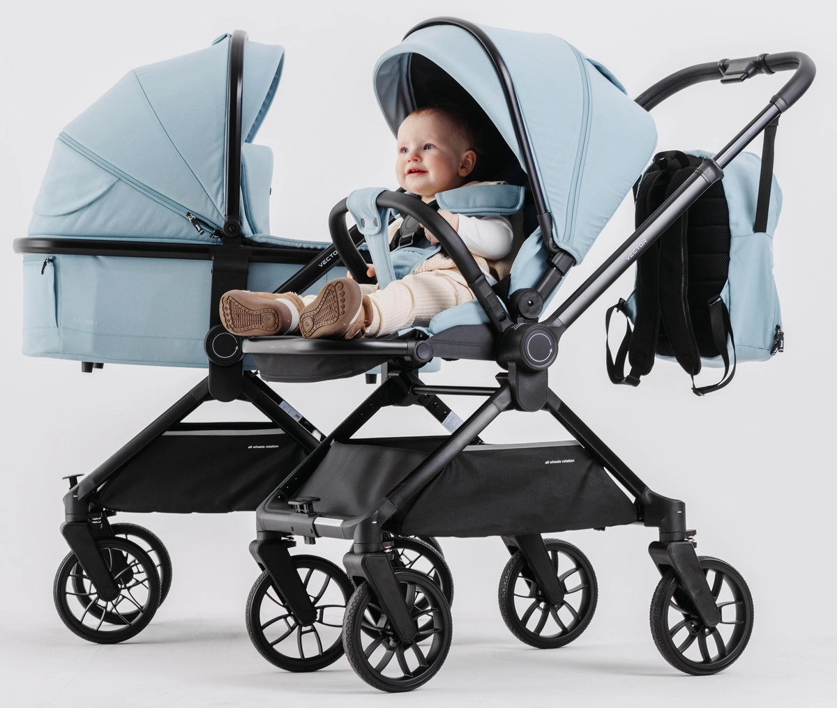 Коляска 2 в 1 RANT VECTOR Blue 1tykic2wmz6fetbtg6cawavav27j1gl4