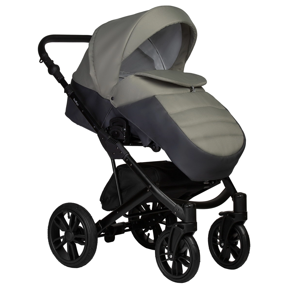 Детская коляска Indigo Mio S 2 в 1 05 т.серая кожа+зеленый rpuc6latshdb0i2hlt5vv8voj1fk8m2t