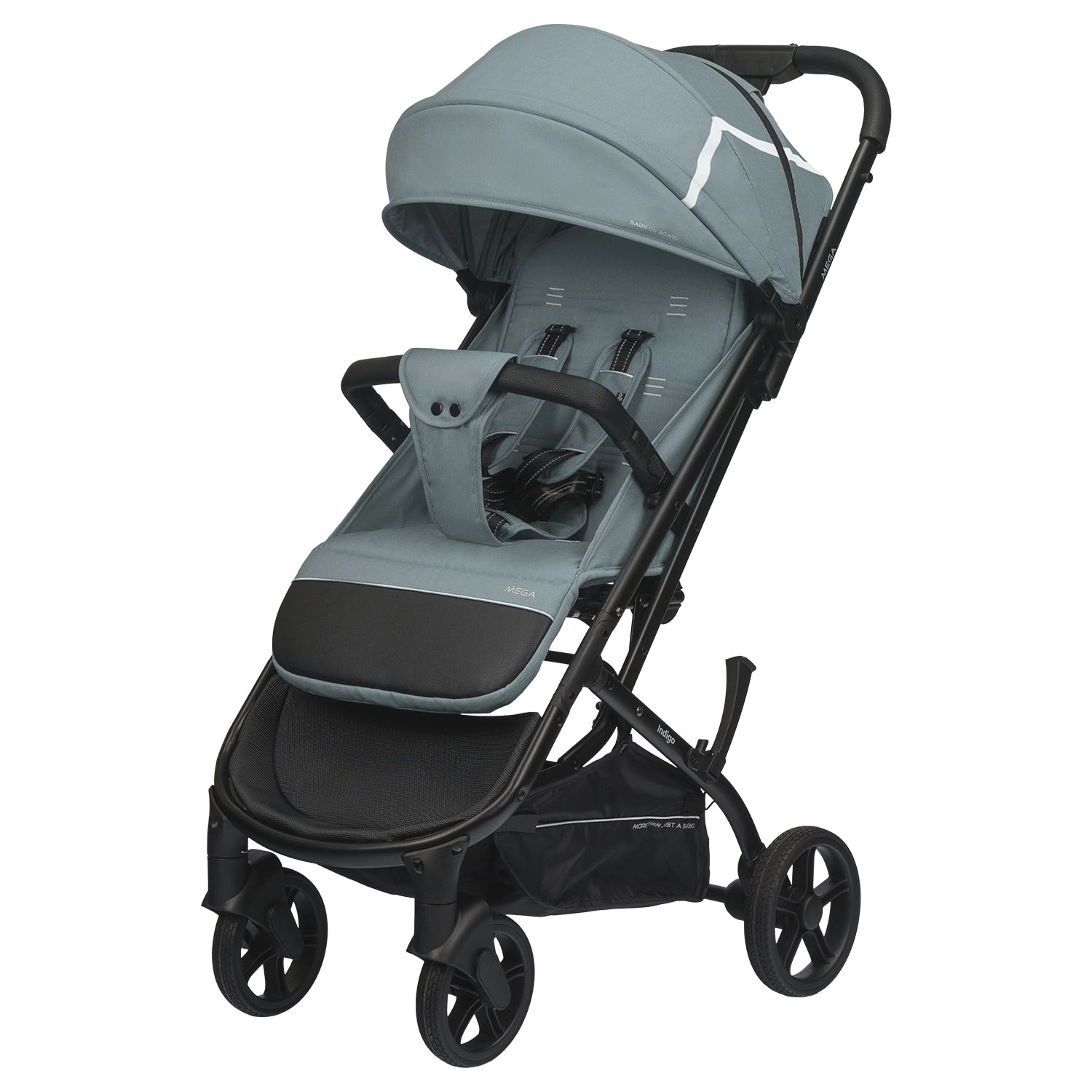 Прогулочная коляска INDIGO MEGA голубой f2e59fc4aee3d35c19004729cb9dc6a2