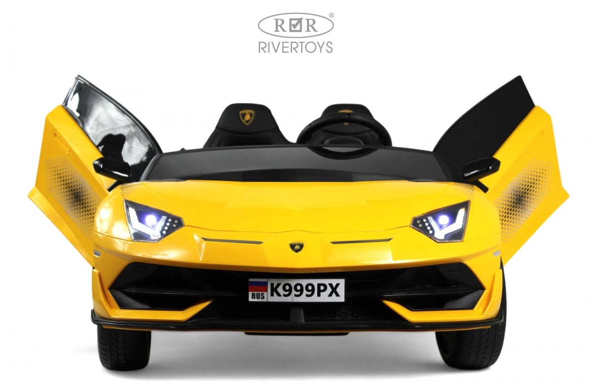 Детский электромобиль RiverToys K999PX желтый 7c824wl1b700w975dd9grj4mducq4ytj