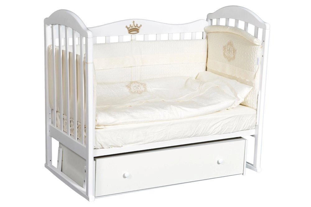 Детская кроватка КЕДР Emily 1 УМ Белый dcv3lvx8hgg15m9zpokeh6au781hg108