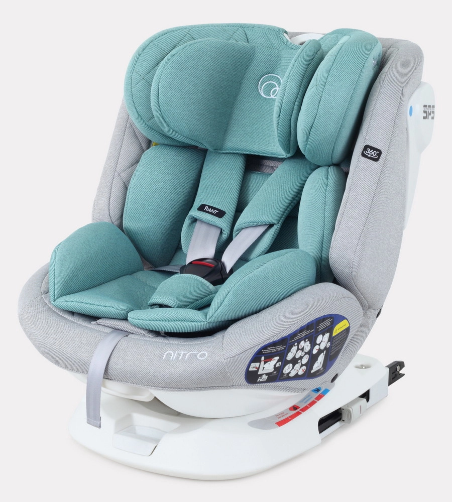 Автокресло RANT NITRO isofix Grey/Mint w1akggn3ahga84iazg5vuw41neb9bxt2