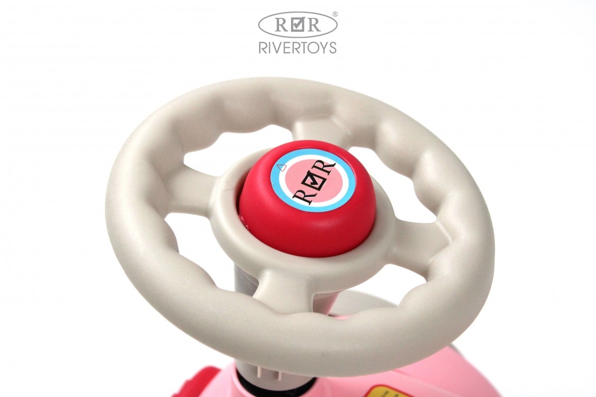 Детский толокар RiverToys G100GG розовый 5qu29byzp4k9n194zxmnc31onq00ydjp