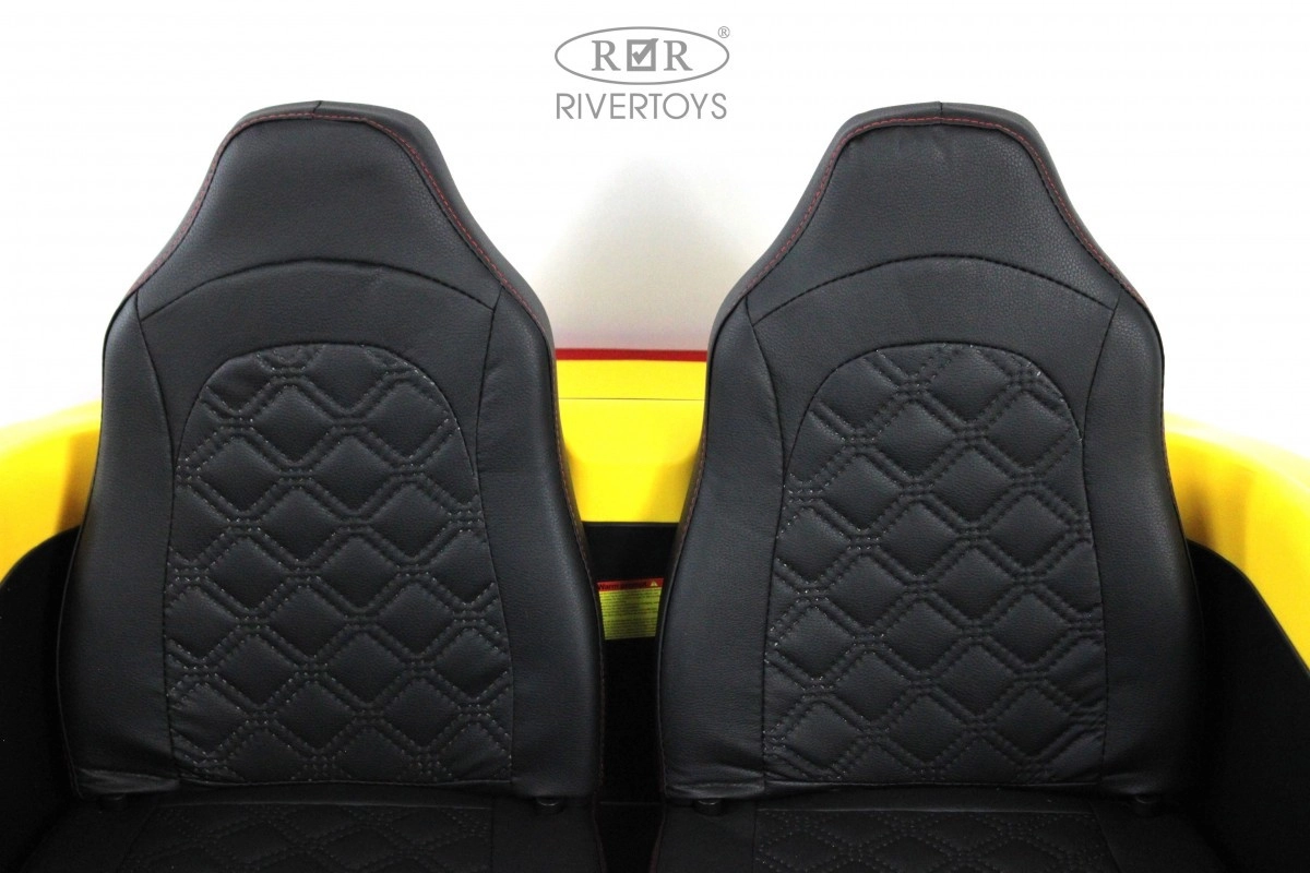 Детский электромобиль RiverToys F111FF желтый mef6s40xit87lhupleln8pvcopmad9z6