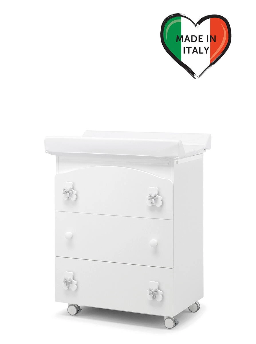 Пеленальный комод Erbesi Dudu Белый/Серый w5hcmnxv9evie7q1u9vxvxhjkaqfg5sn