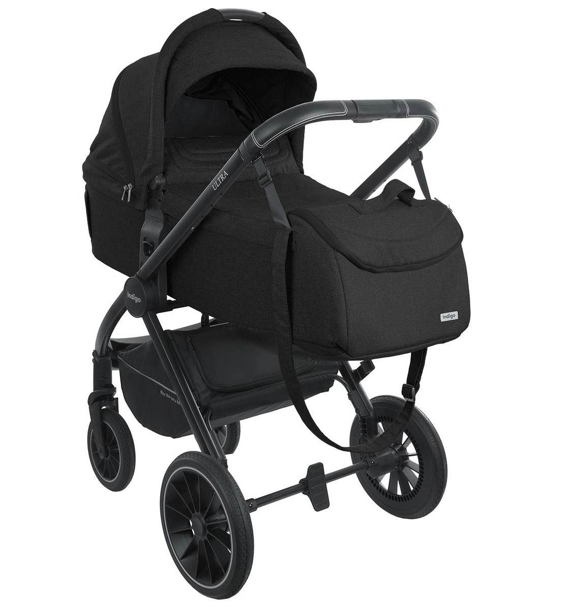 Коляска 3 в 1 INDIGO ULTRA  черный ukp8b4vpui97a9d3zg032qpy9vl4zu6t