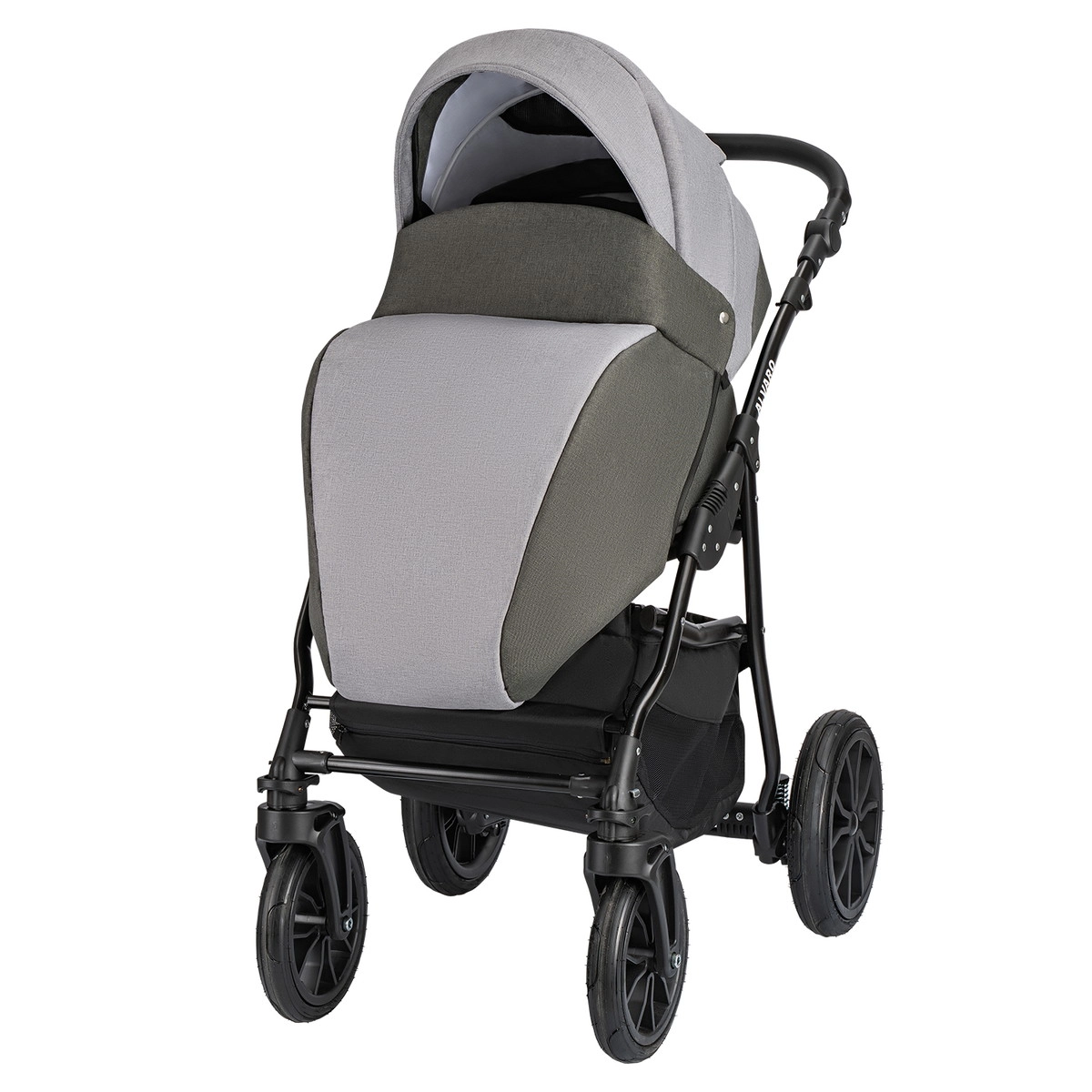 Коляска 2в1 Alis ALVARO т.серый+св.серый+шалфей кожа 9vihkojzceiyavkpxduw3a25cwrkmv3r