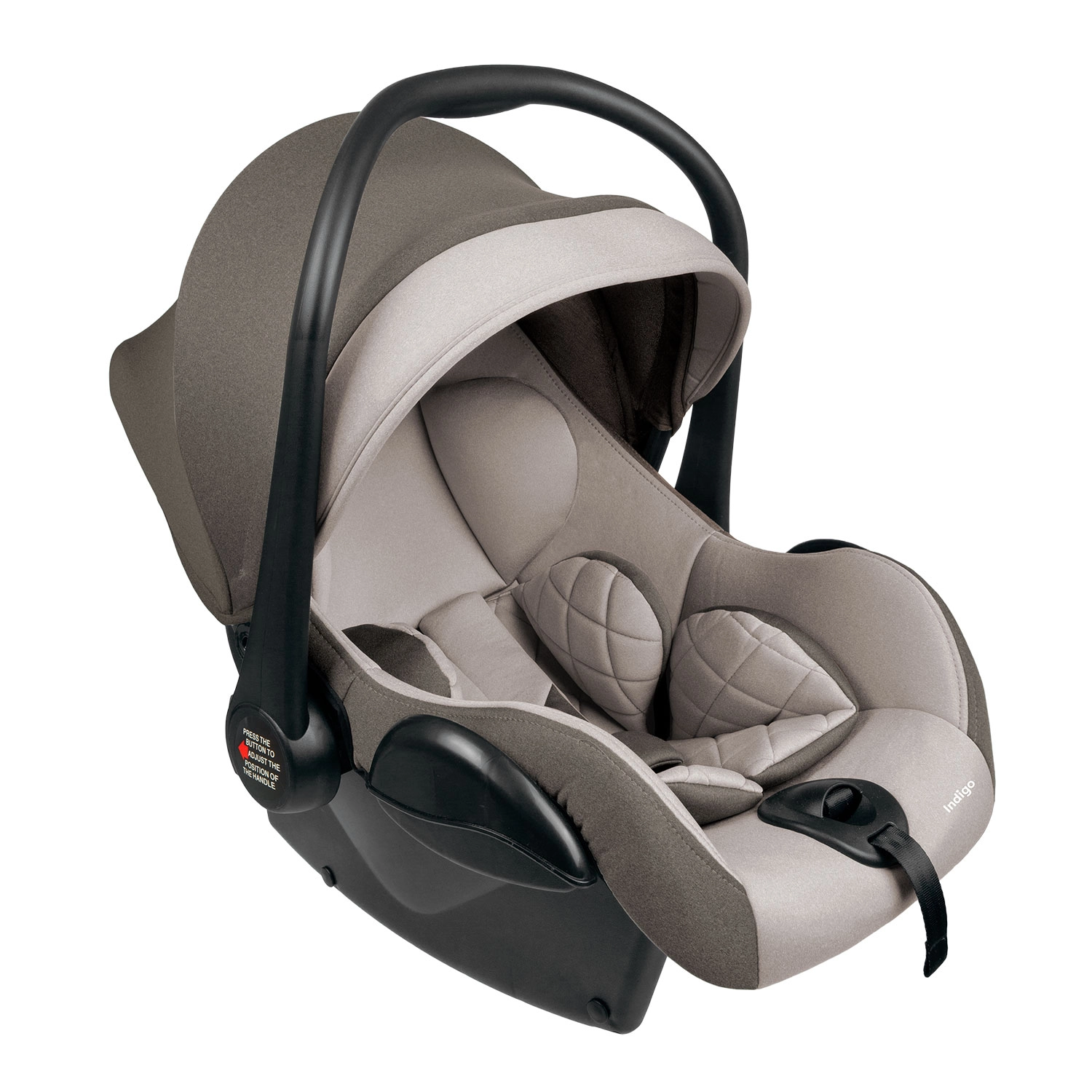 Автокресло Indigo BONNY, группа 0+ Бежевый-коричневый 108133003-avtokreslo-indigo-bonny-gruppa-0-bezhevii-korichnevii