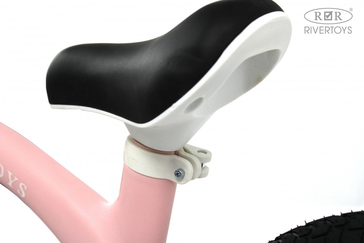 Детский беговел RiverToys HB-001 розовый k9e0cdg01pbfugy256xw17omrby5eyt3