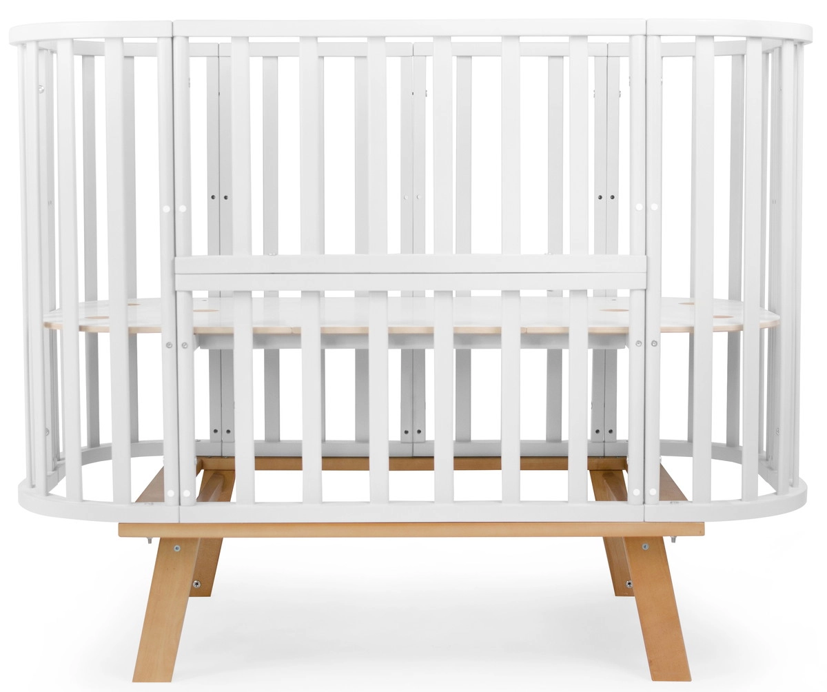 Детская кроватка Sweet Baby Barocco New с маятником Белый/Натуральный 3k8m4zizhuap8r04w6ms82fzpsjraa0c