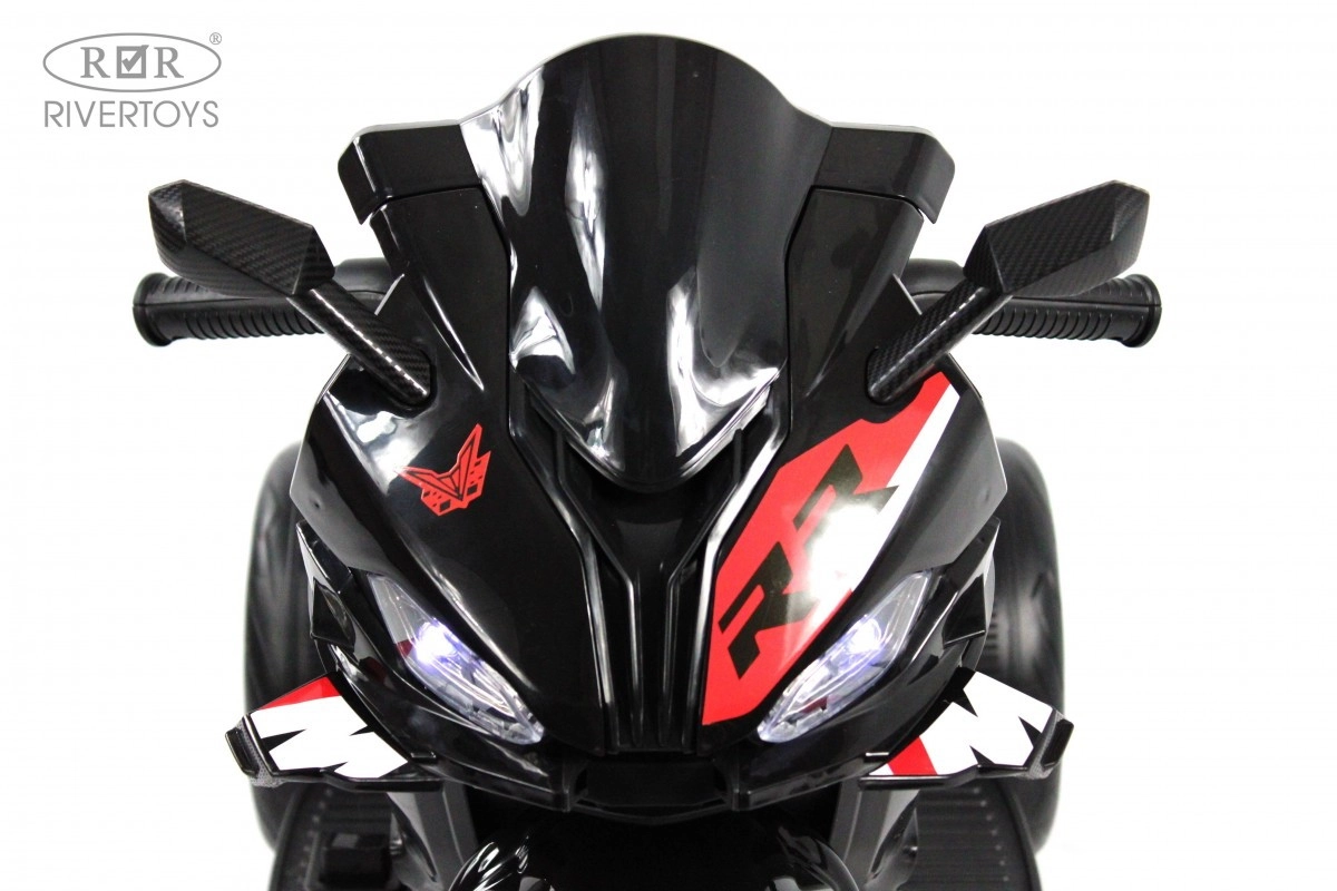 Детский электротрицикл RiverToys K002PX-A черный gpw6an5fgux0y7sfzo9vy4dc38cx7zv6