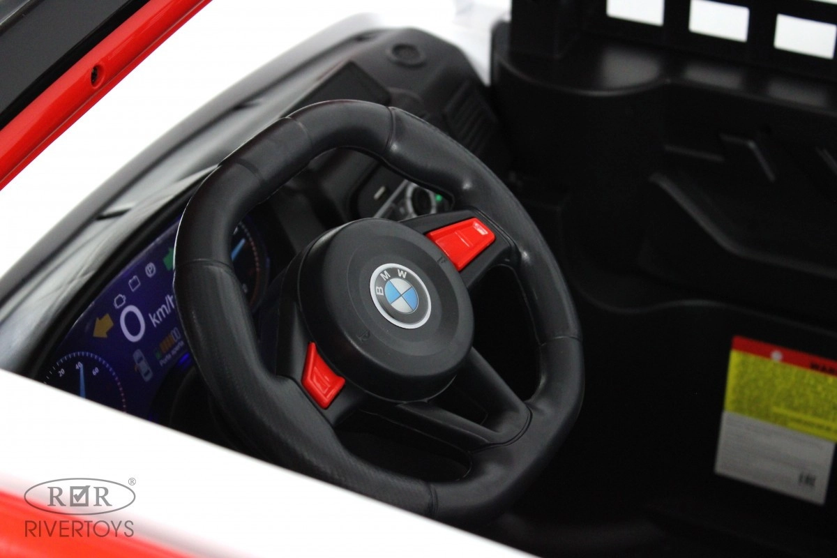 Детский электромобиль RiverToys K007AM белый 26la1wr7ybkcxufq5p09g3415p7mjcbi