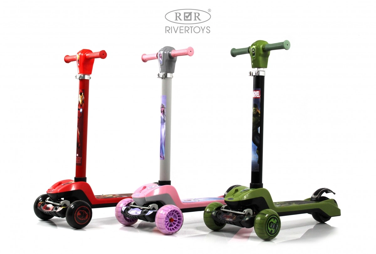 Детский самокат RiverToys HB-Q3 зеленый fa9n168zjgaxzksw16p54trfvqas5a4h