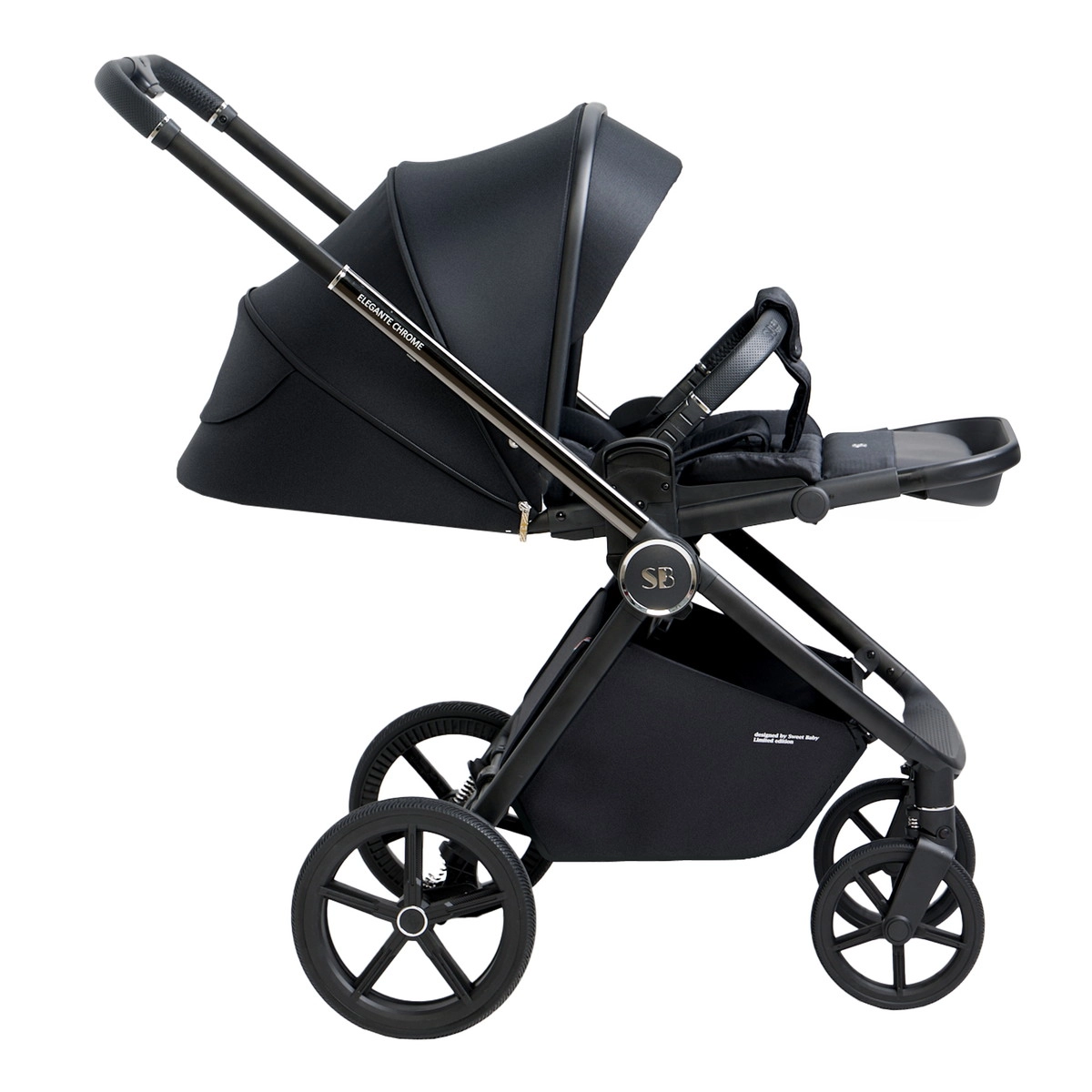 Прогулочная коляска Sweet Baby Elegante Chrome Black c6fcg5rpktqo3gaa3qtfj2r6x73lm5pi