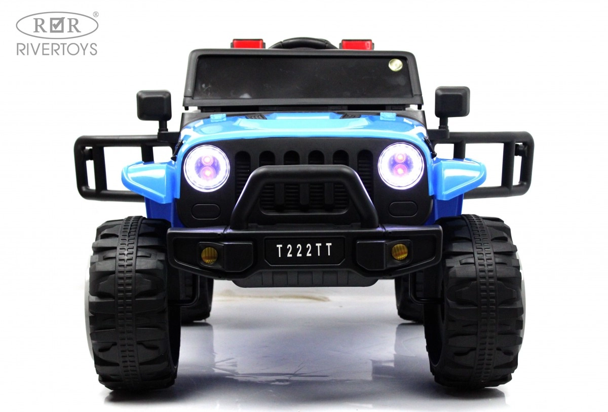 Детский электромобиль RiverToys T222TT 4WD синий wgsvfq5m80auvhcbm13vhb8pjvtug3lo
